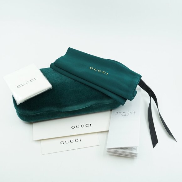 🕶️ New Gucci GG1581O 003 Eyeglasses - Fuchsia Frame - Picture 10 of 10